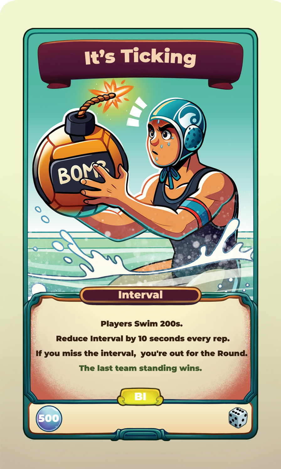 It's Ticking challenge card